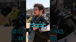 Protester Makes Bold Claim on Camera 😳