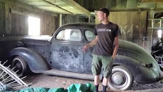 1938 Plymouth sitting in barn since 1960! Ultimate barnfind!