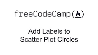 Add Labels to Scatter Plot Circles - Data Visualization with D3 - Free Code Camp