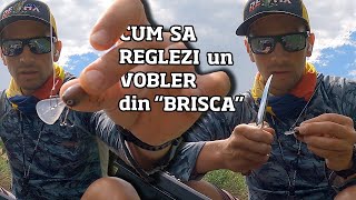 CUM SA REGLEZI un VOBLER din BRIȘCĂ… de la prima ieșire de pescuit din caiac. TIPS\u0026TRICKS la minut.