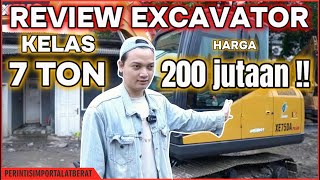 REVIEW EXCAVATOR 7TON HARGA 200 JUTAAN !!!