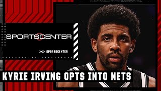 BREAKING: Kyrie Irving opts into $37M player option for the 2022-23 season | SportsCenter