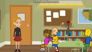 Caillou misbehaves with his substitute teacher/Suspended \u0026 Grounded.