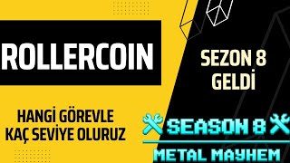 Rollercoin Sezon 8 Geldi | Hangi Görevle Kaç Seviye Oluruz #rollercoin