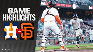 Astros vs. Giants Game Highlights (6/11/24) | MLB Highlights