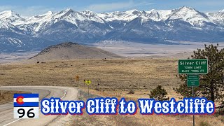 Scenic Drive from Silver Cliff to Westcliffe, Colorado 🇺🇸 Custer County - April 2023