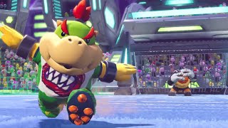 Bowser Jr in Mario Strikers Battle League!! *NEW DLC Characters!* (Funny Brother vs Sister BATTLES!)