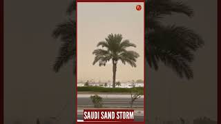 SAUDI SAND STORM | சவுதியில் திடீரென வனம் சிவப்பு நிறமாக மாறியது #Shorts #youtubeshorts