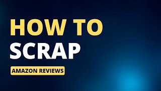 How to Scrape Amazon Reviews using Python #python #PythonScraping #AmazonReviews #DataAnalysisPython
