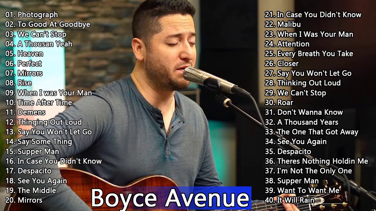 Boyce Avenue Greatest Hits - Boyce Avenue Acoustic Playlist 2020 - YouTube