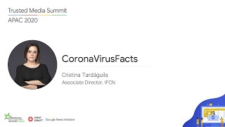 [Cristina Tardáguila Keynote] Collaboration Amid a Pandemic - The CoronaVirusFacts Alliance