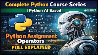 Python Assignment Operators FULL Explained | Python AI Based | Python course series 2026