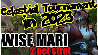 WISE MARI | 2 PET STRATEGY | CELESTIAL TOURNAMENT IN 2023 | #worldofwarcraft #achievement #wow