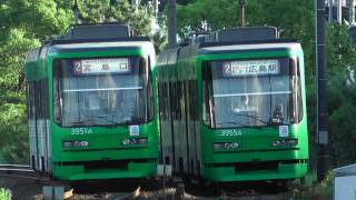 広島電鉄 Green Liner(グリーンライナー) 3950形(3951･3955) 宮島線 2011.7