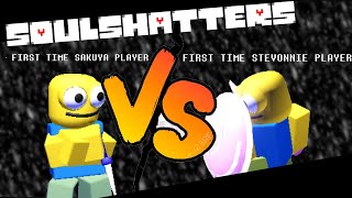 First time sakuya player VS First time stevonnie player || SOULSHATTERS || ROBLOX