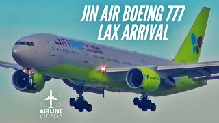 Plane Spotting - FIRST TIME VISIT AT LAX! Jin Air Boeing 777-2B5(ER)