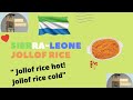 Sierra Leone Jollof Rice