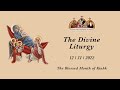 The Divine Liturgy - 12/31/2022