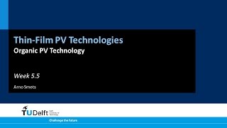 5.5 Organic PV Technology