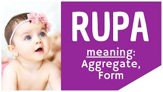 ✨ Rupa - Rupa Name Meaning – Rupa Name Status - Indian baby girl names – Hindu baby girl names -RUPA