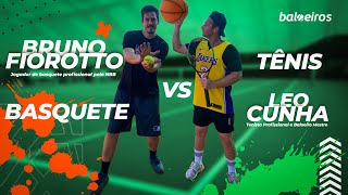 DESAFIAMOS UM PROFISSIONAL DE BASQUETE NO TÊNIS - Desafio #13