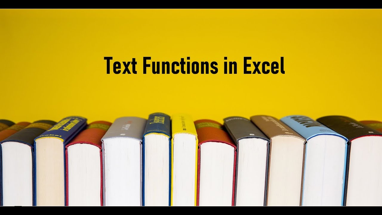 Text Function In Excel | Microsoft Excel | Data Analysis - YouTube