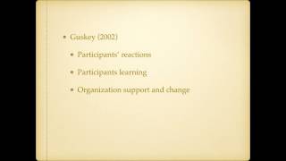 Evaluating Professional Learning EDDL 741 Spring 2016