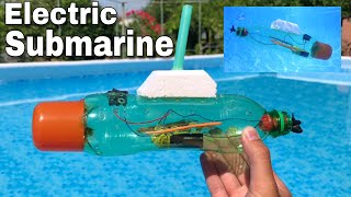 How to Make an Electric Submarine at Home Out of Plastic Bottle - Very Simple DIY Toy Boat