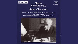 30 chanson bourguignonnes (30 Songs of Burgundy) , Op. 15: Quand j'ai soti di mon villaige