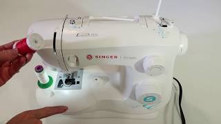 Singer Simple 3337 4 Threading & Winding a Bobbin