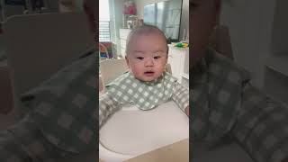 태어나서 처음으로 의자에 앉아본 아기😃 #귀여운아기 #baby #아기 #5개월아기 #육아 #cute #cutebaby #스토케 #트립트랩