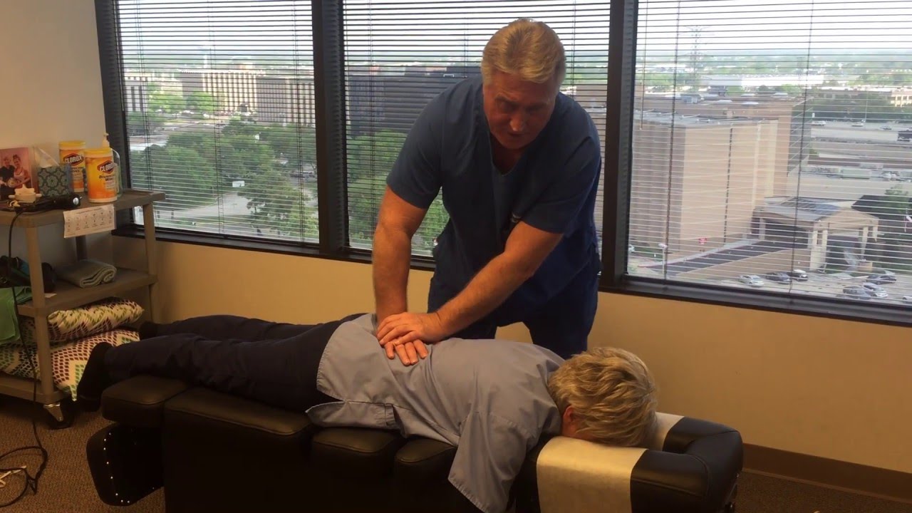 Your Houston Chiropractor Dr Gregory Johnson Adjusting Renae On New ...