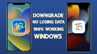 How to Downgrade iOS 16 to iOS 15 No Losing Data 100% Windows