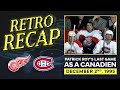 1995: Patrick Roy's LAST game as a Canadien! | Retro Recap