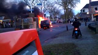 Eerste autobrand t'hoekie 2014