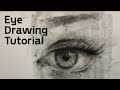 HOW TO DRAW AN EYE WITH CHARCOAL