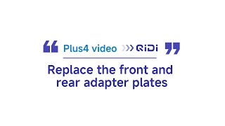 QIDI Plus4 | How to replace the adapter plates