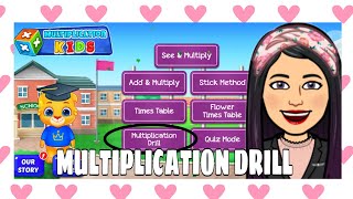 LEARN TO MULTIPLY MULTIPLICATION DRILL