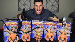 EXPERIMENT!! STRETCH ARMSTRONG TOY VS CROSSBOW, THROWING KNIVES, AND MORE!! *IMPOSSIBLE CHALLENGE*