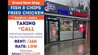 SOLD BY OWNER: Fish \u0026 Chips \u0026 Fried Chicken Takeaway for Sale in Gidea Park, Romford, London