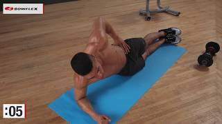 Bowflex® Dumbbell Workout | Five-Minute No Sit-Ups Ab Workout
