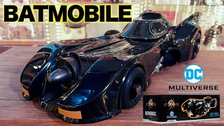 McFARLANE TOYS BATMAN 22 inch BATMOBILE unboxing review