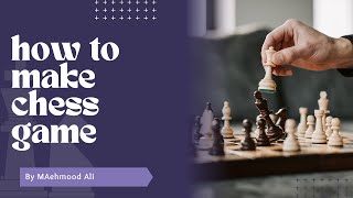 How to Make a Chess Game in HTML - Step-by-Step Tutorial