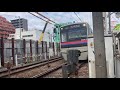 北総7300形7318編成37n北総線普通印旛日本医大行き京成3000形3042編成59k快速西馬込行き京成立石1号踏切通過