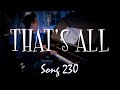 That's All - Tony DeSare Song Diaries #230