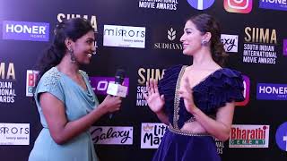 SIIMA 2021 red carpet with actress Raai Laxmi | DGZ Media
