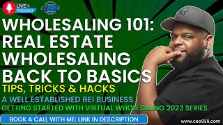 What do I need to get started with real estate wholesaling? #realestatewholesaling