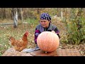 Pumpkin Pilaf with Dry Fruits on Campfire