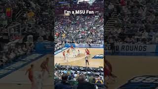 I went to the MSU game against USC for the 2023 March Madness in Ohio! #msu #marchmadness2023