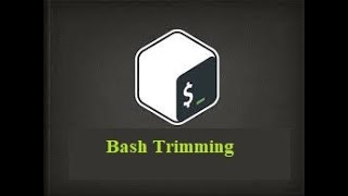 how to trim string in bash